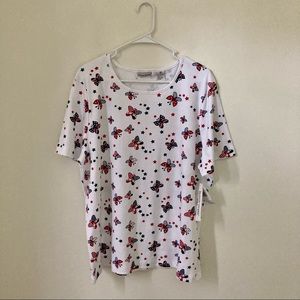 Bonnie Evans Women’s Short Sleeve 4th of July/America Top